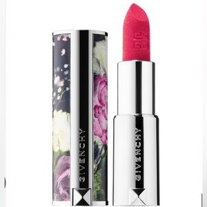 Givenchy Glittering Pink Lipstick With Floral Packaging NWOT This